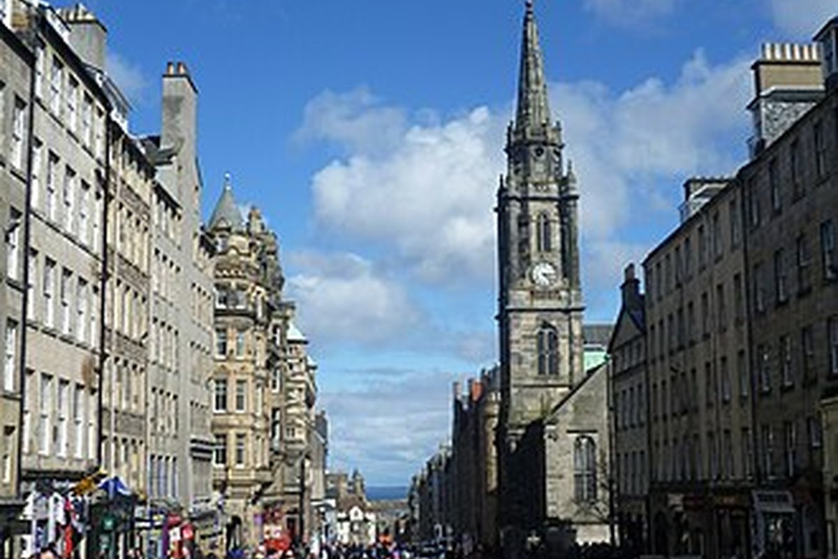 The Royal Mile in Edinburgh, Scotland