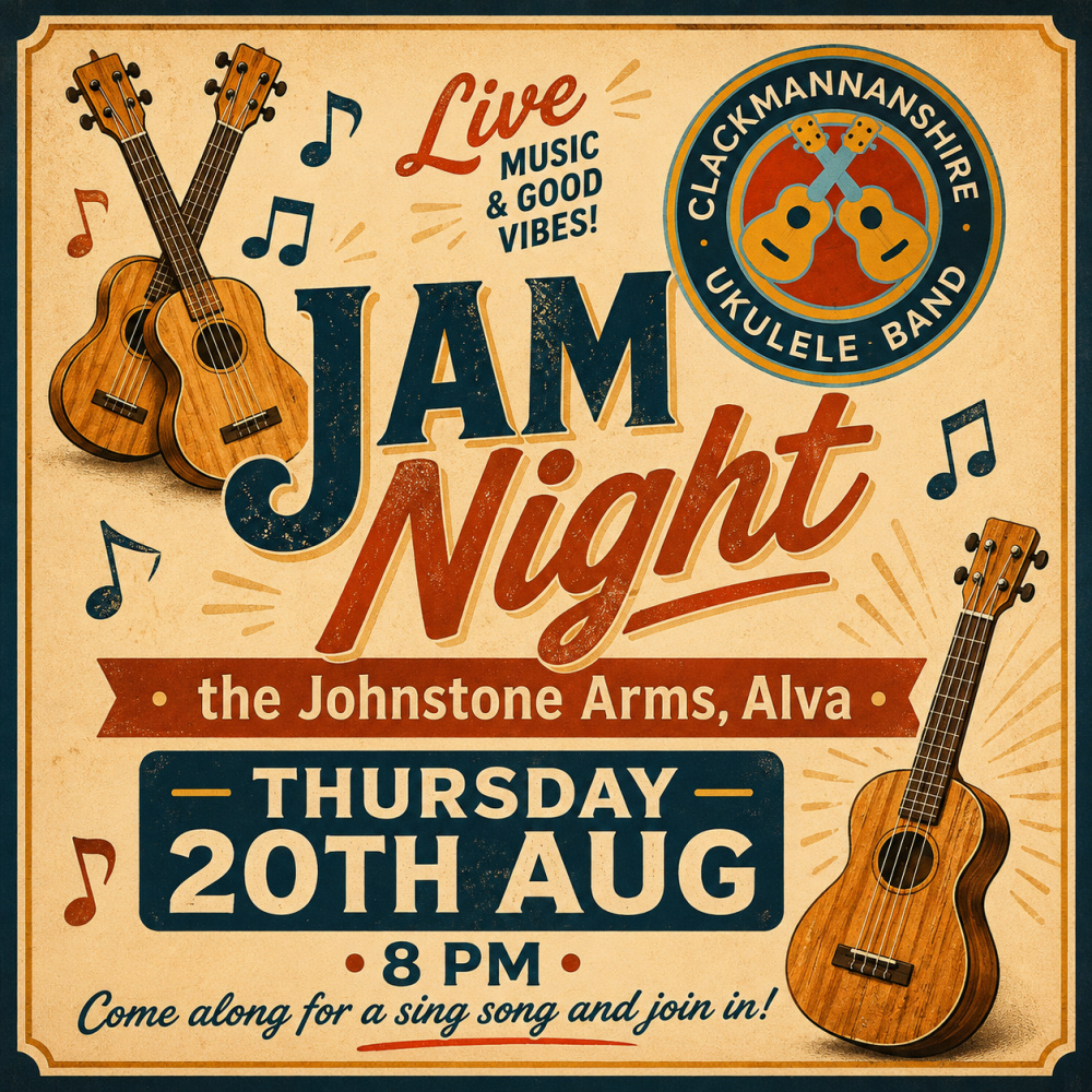 Clackmannanshire Ukulele Band Jam Night