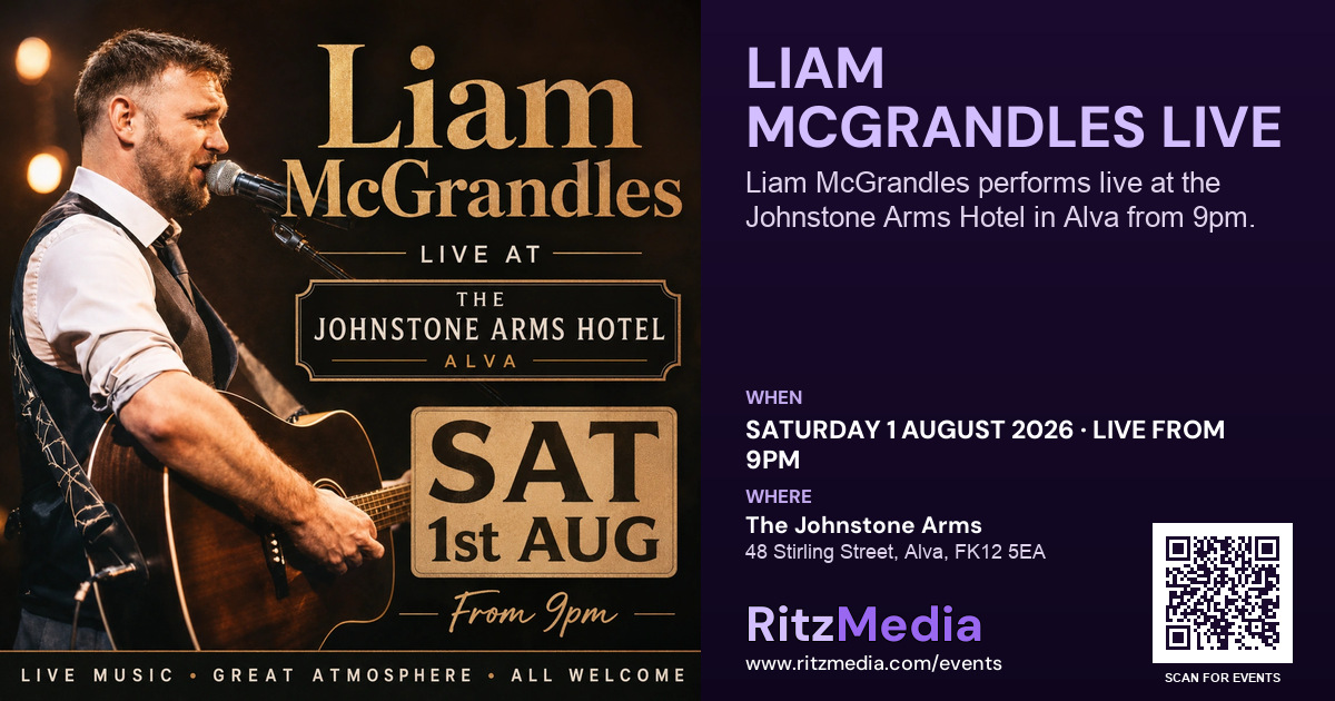 Liam McGrandles Live at The Johnstone Arms Hotel Facebook sharing image