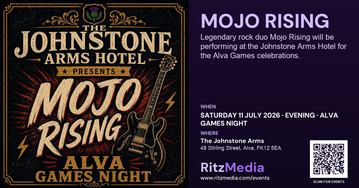 Mojo Rising at The Johnstone Arms Hotel Facebook sharing image